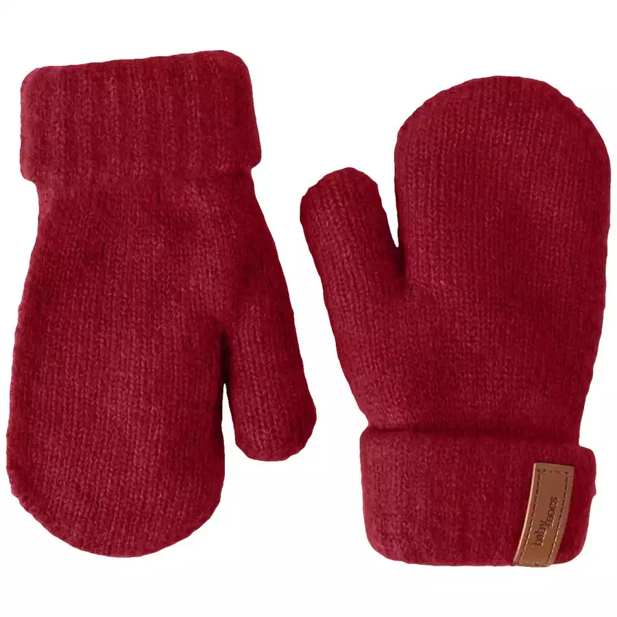 BabyMocs Handschuhe Vegan burgundy