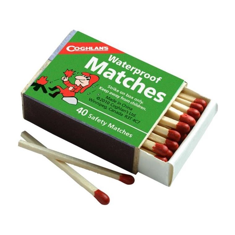 Coghlans Waterproof Matches,4-Pack