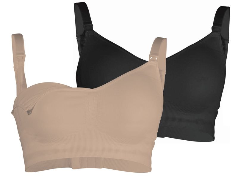 Carriwell Still-BH nahtlos Schwarz   Nude, M Still-BH