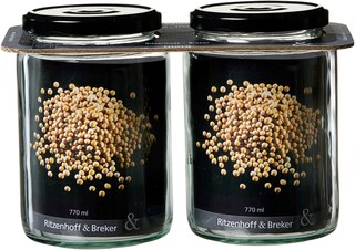 Ritzenhoff & Breker Vorratsglas MARA 2er Set 770 ml Glas rund