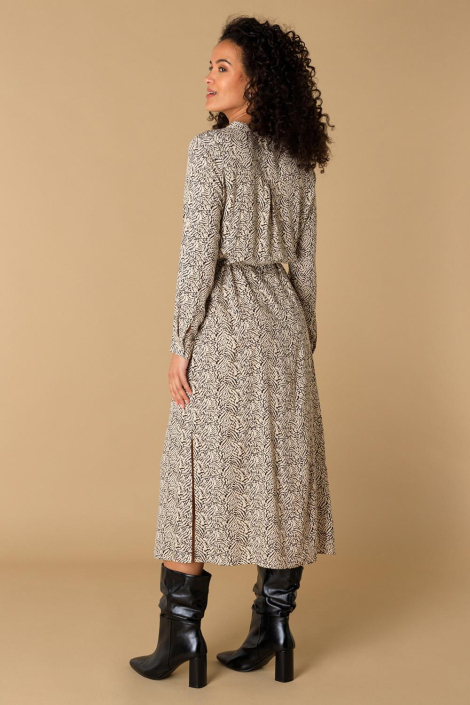 Ivy Beau beige dames jurk