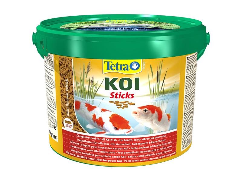 Tetra Koifutter Pond Koi Sticks, 10 l Hauptfutter für alle Koi