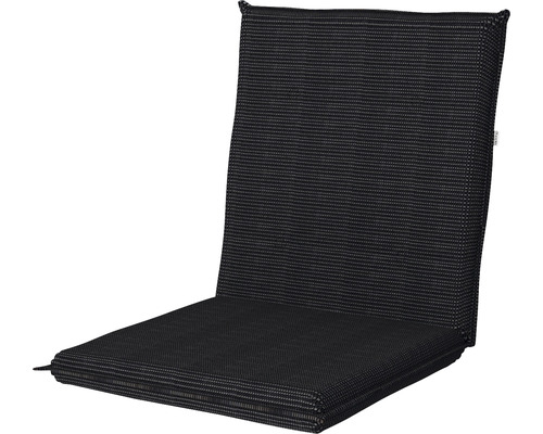 Stoelkussen 100 x 48 x 6 cm antraciet
