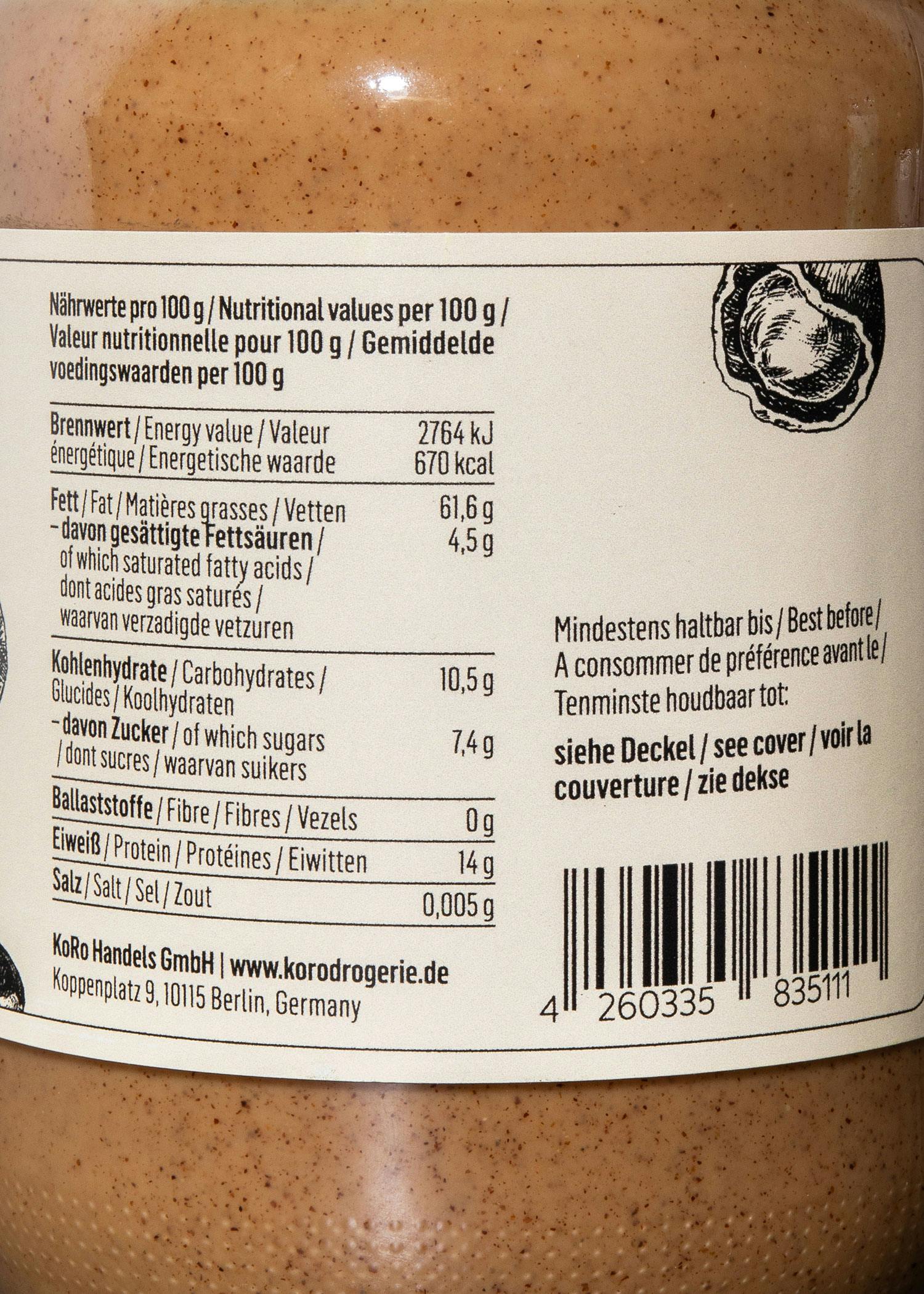 Haselnussmus 500 g