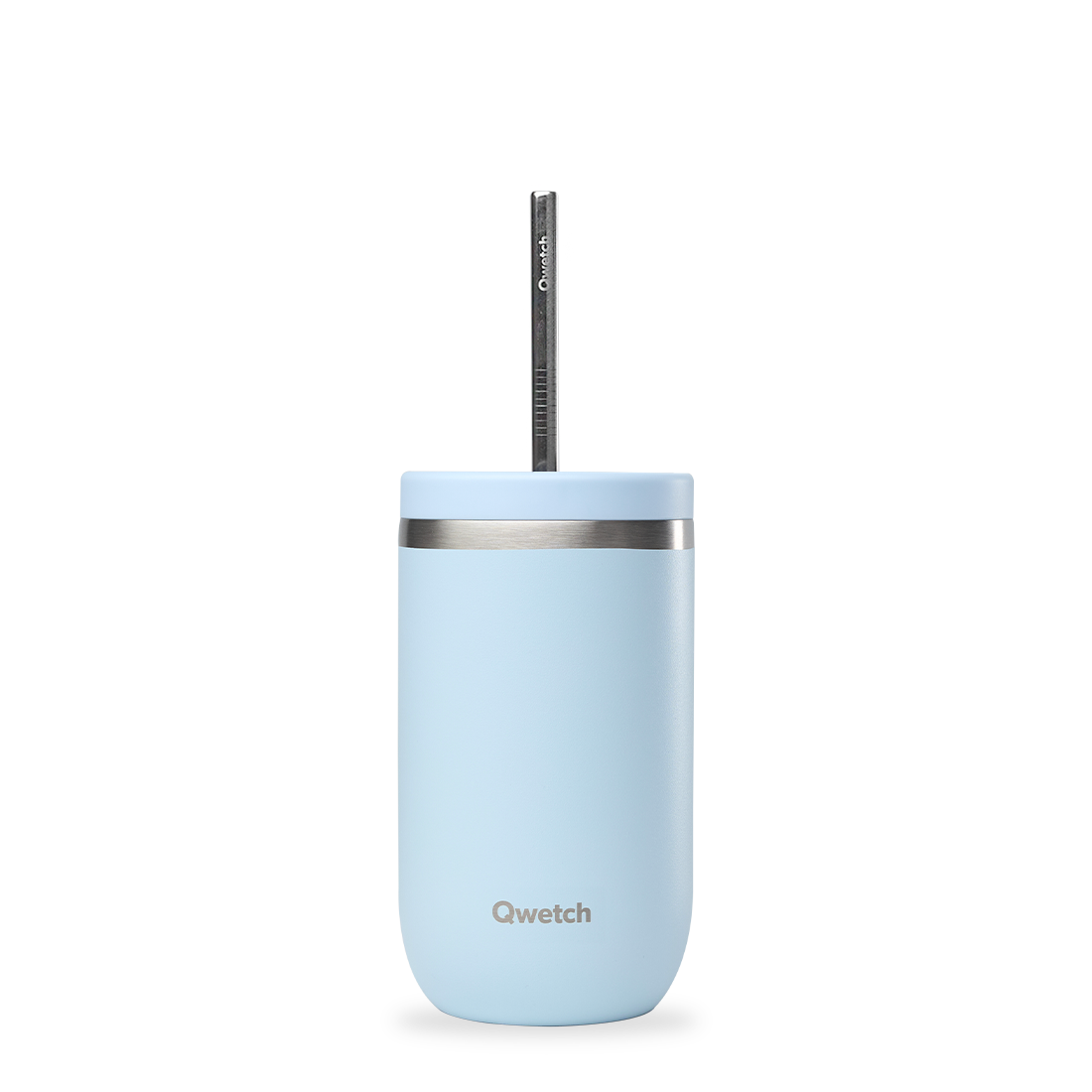 Termokop 470 ml | Rustfrit stål. Ø8,4 x 15,3 cm. | Sky Blue | Qwetch