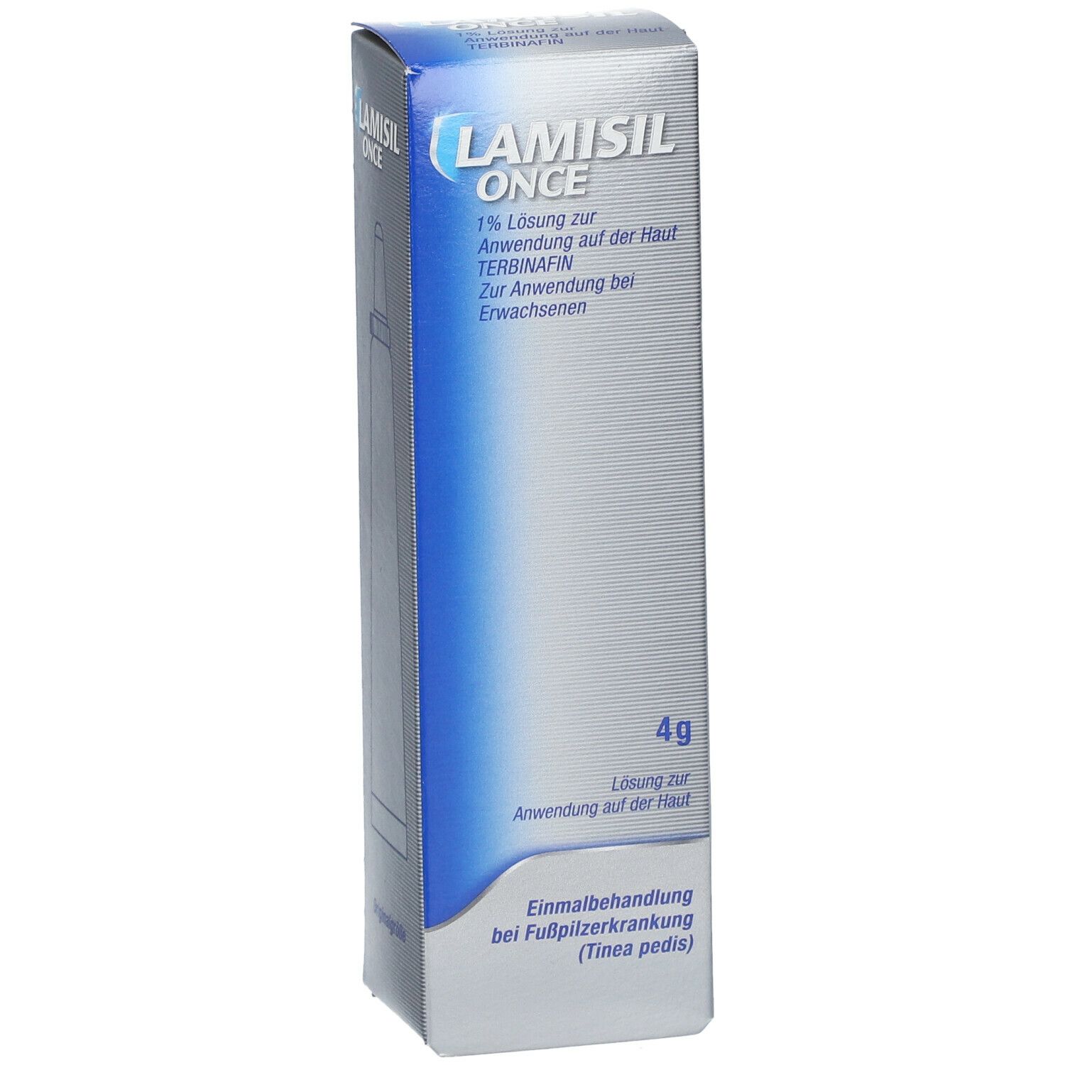 Lamisil Once® | Fußpilzbehandlung mit einer Anwendung | Lindert Juckreiz, Rissbildung | Antimykotische 4g