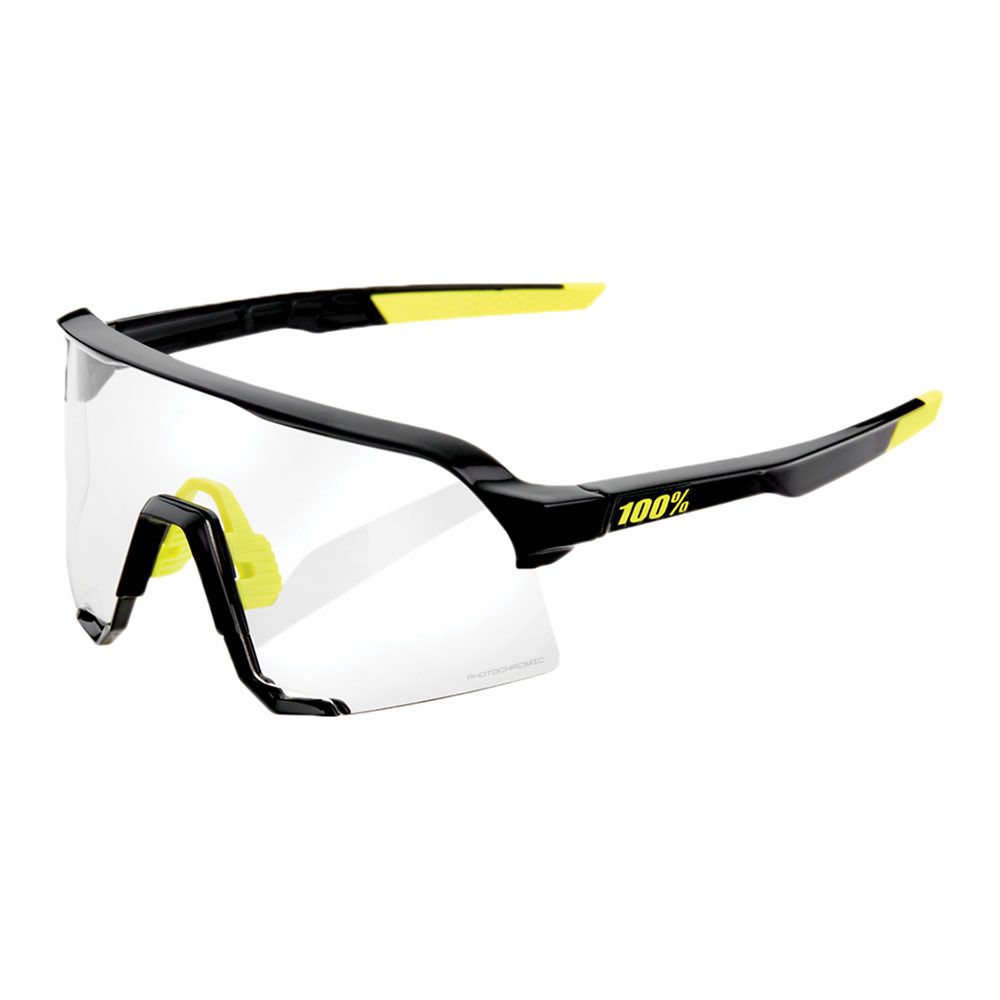 100 percent S3 - Lunettes de soleil photochromiques gloss black/photochromic