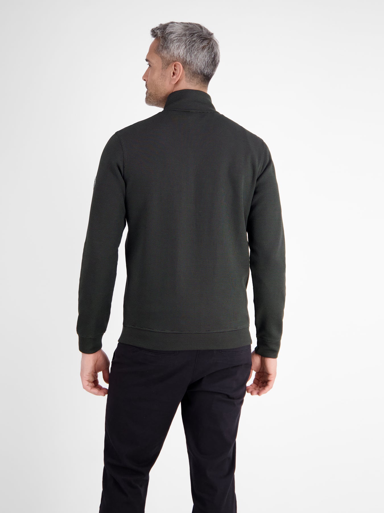 Sweatjacke in weicher Strukturqualität