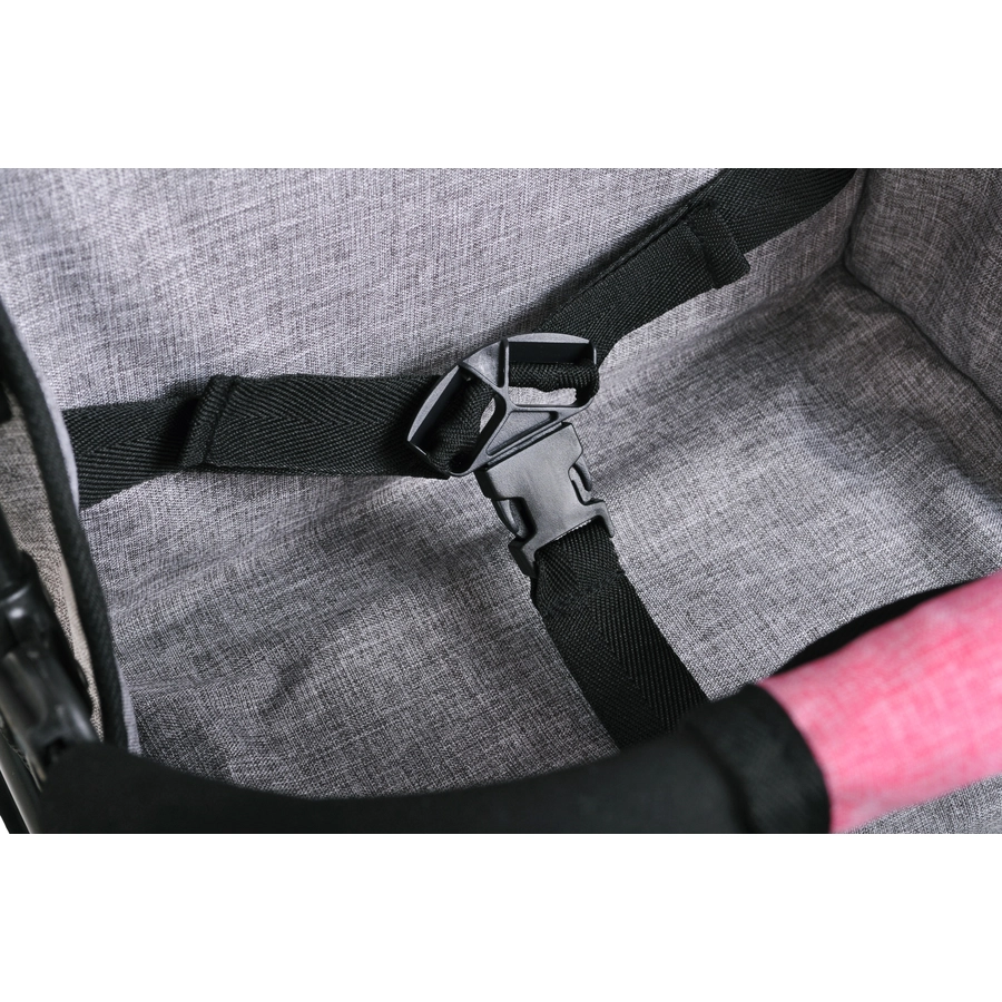knorr toys® Puppenwagen Coco - jeans grey grau