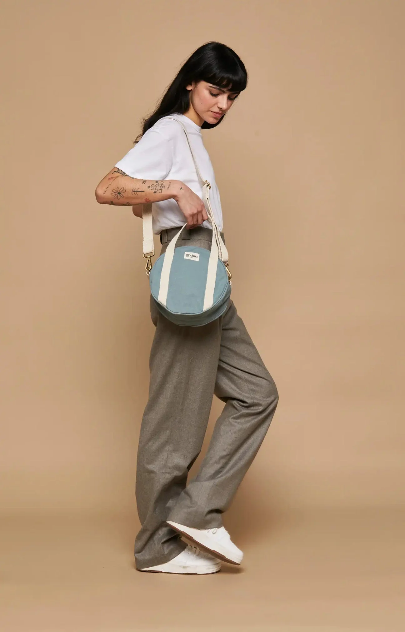 LOUIS - Sac à main en coton | Vert