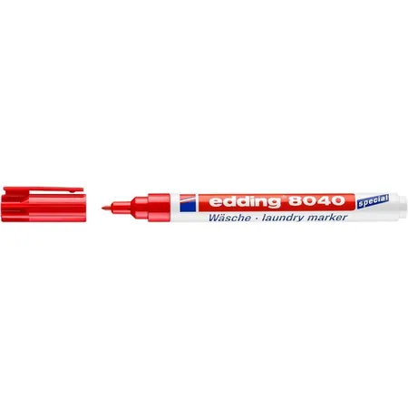 edding 8040 Wäschemarker, 1mm, rot