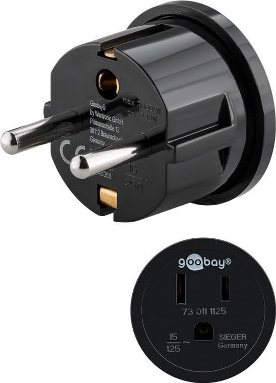 Goobay Netadapter US/Japan, sort