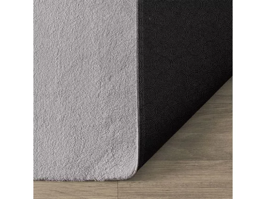 Tapis uni lavable doux - LOFT Gris 120*120