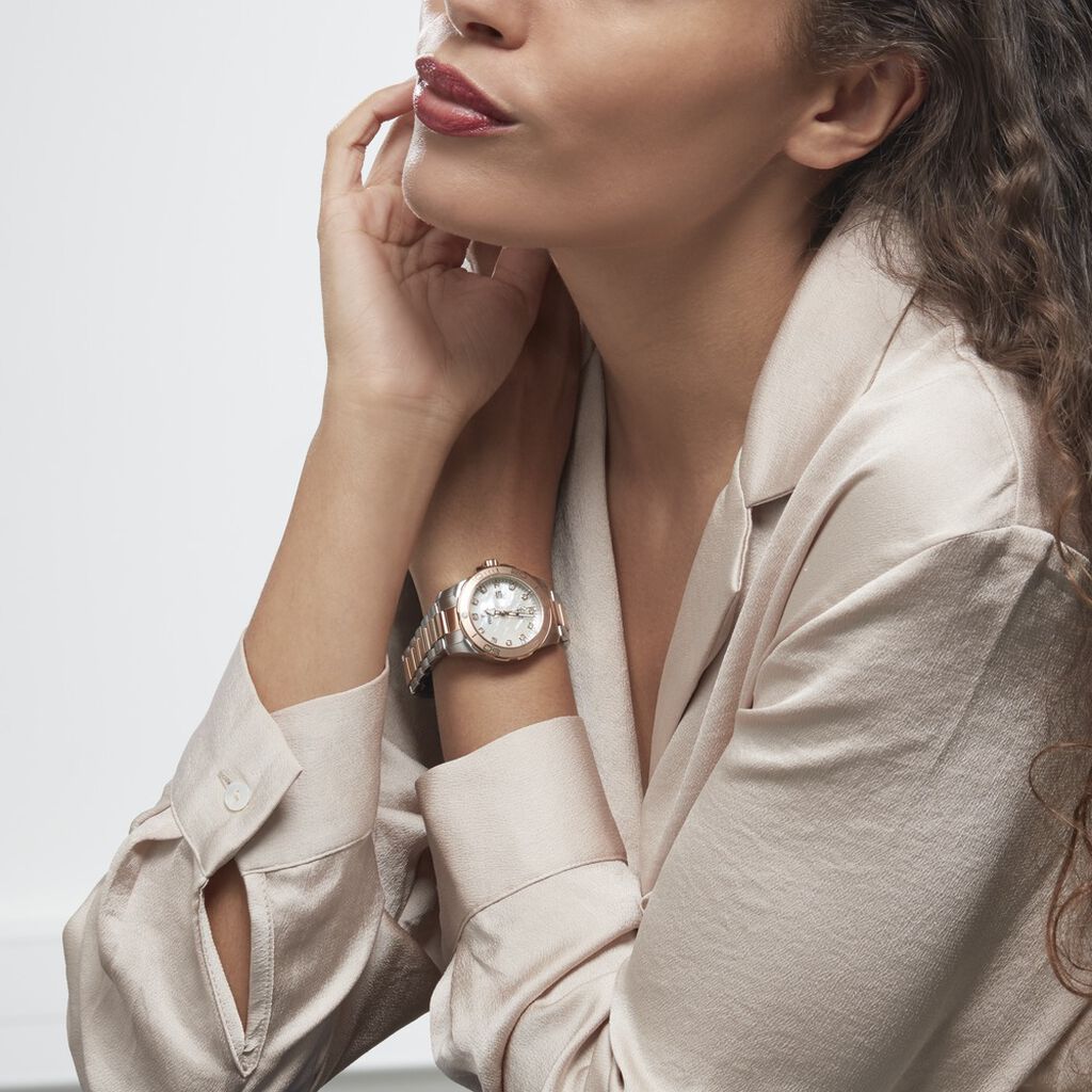 Montre Boyfriend Nacre Blanche