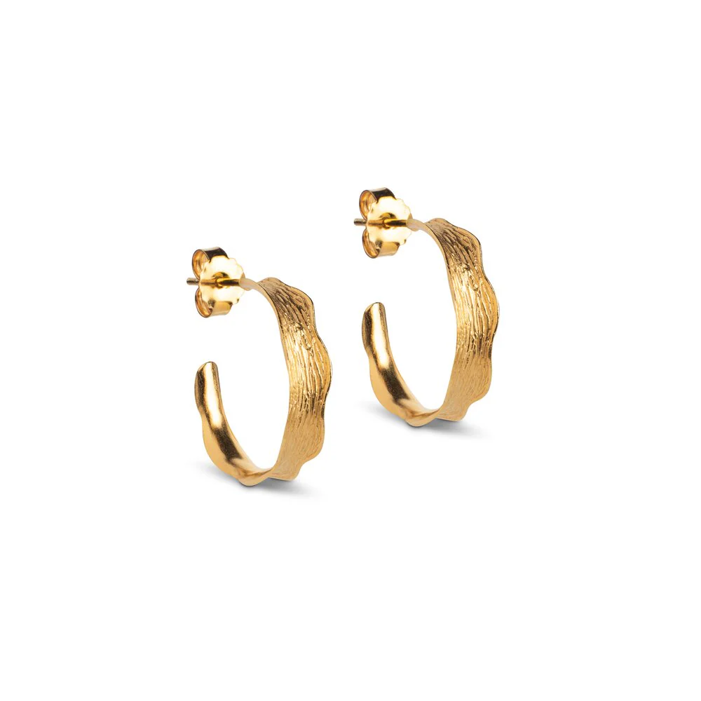 ENAMEL Copenhagen  Ane Small hoops - forgyldt