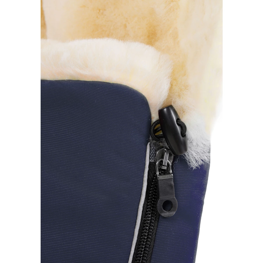 Werner Christ Baby Lammfellfußsack FLIMS navy