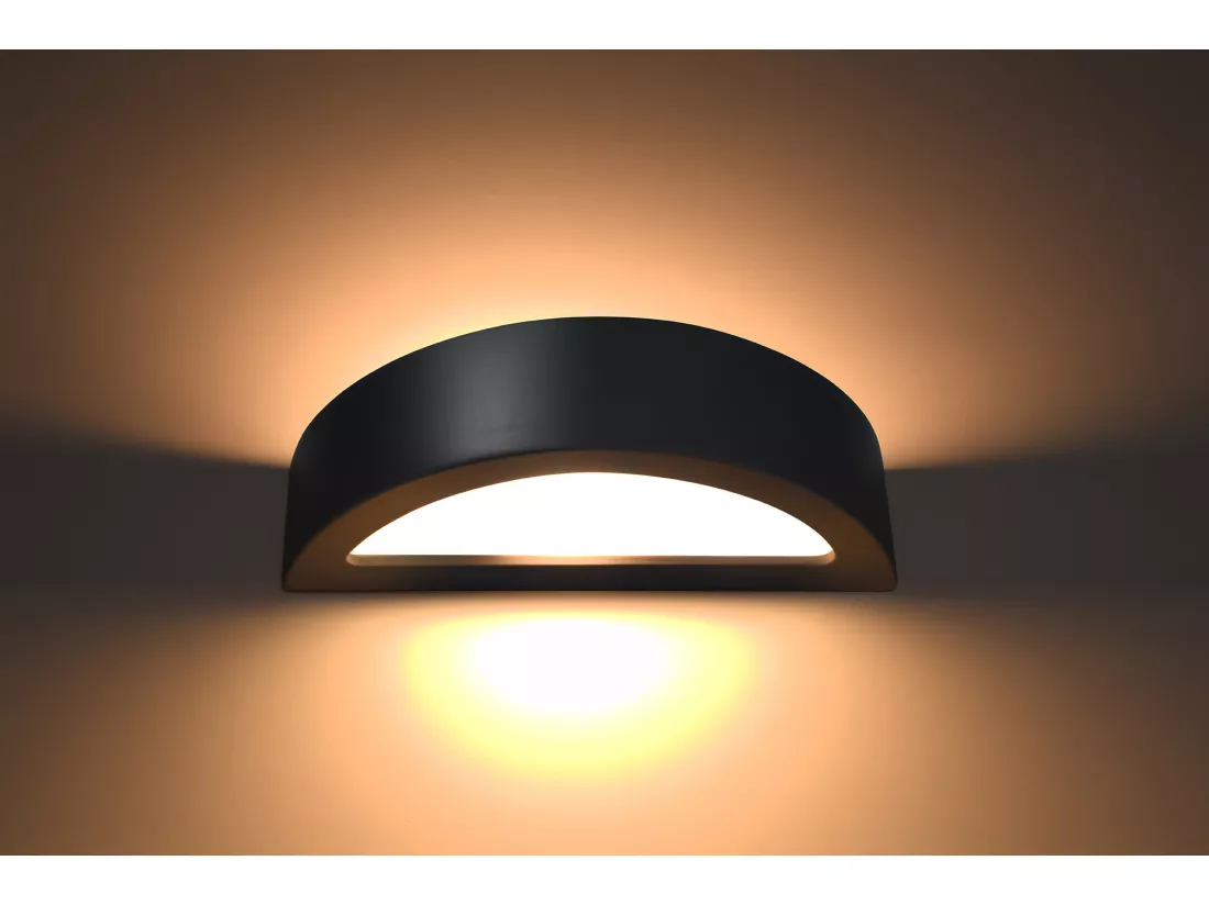 Sollux ATENA Appliques Up & Down Noir E27