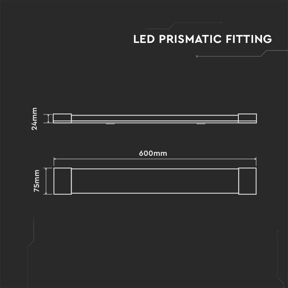 V-TAC VT-8-20-N - Witte LED-lichtstrips - Prismatisch - 120lm/W - Samsung - IP20 - 20W - 2400