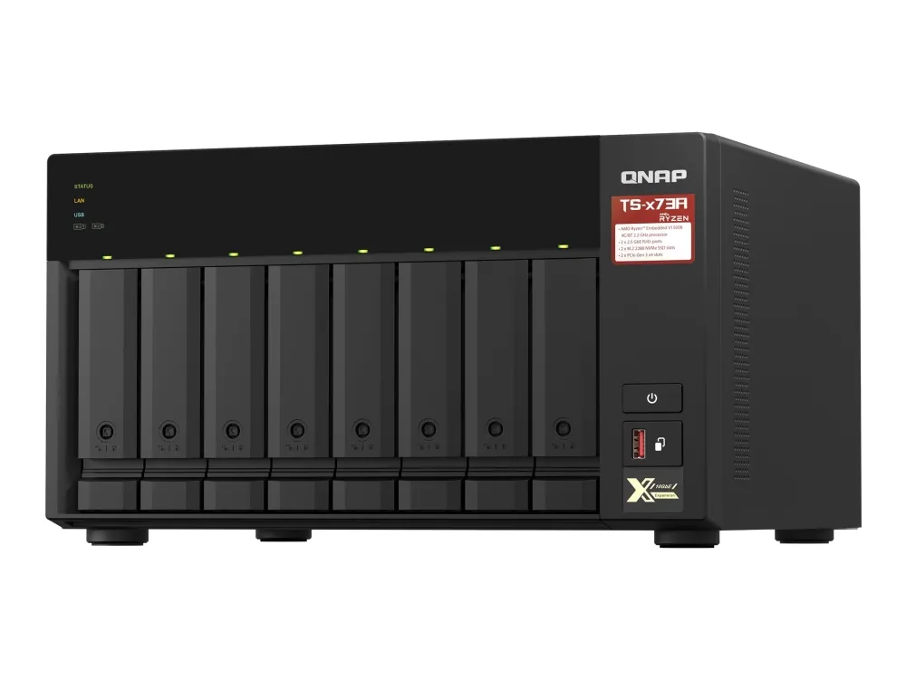 QNAP TS-873A - NAS-server - 8 bays  - SATA 6Gb/s - RAM 8 GB - Gigabit Ethernet / 2.5 Gigabit Ethernet
