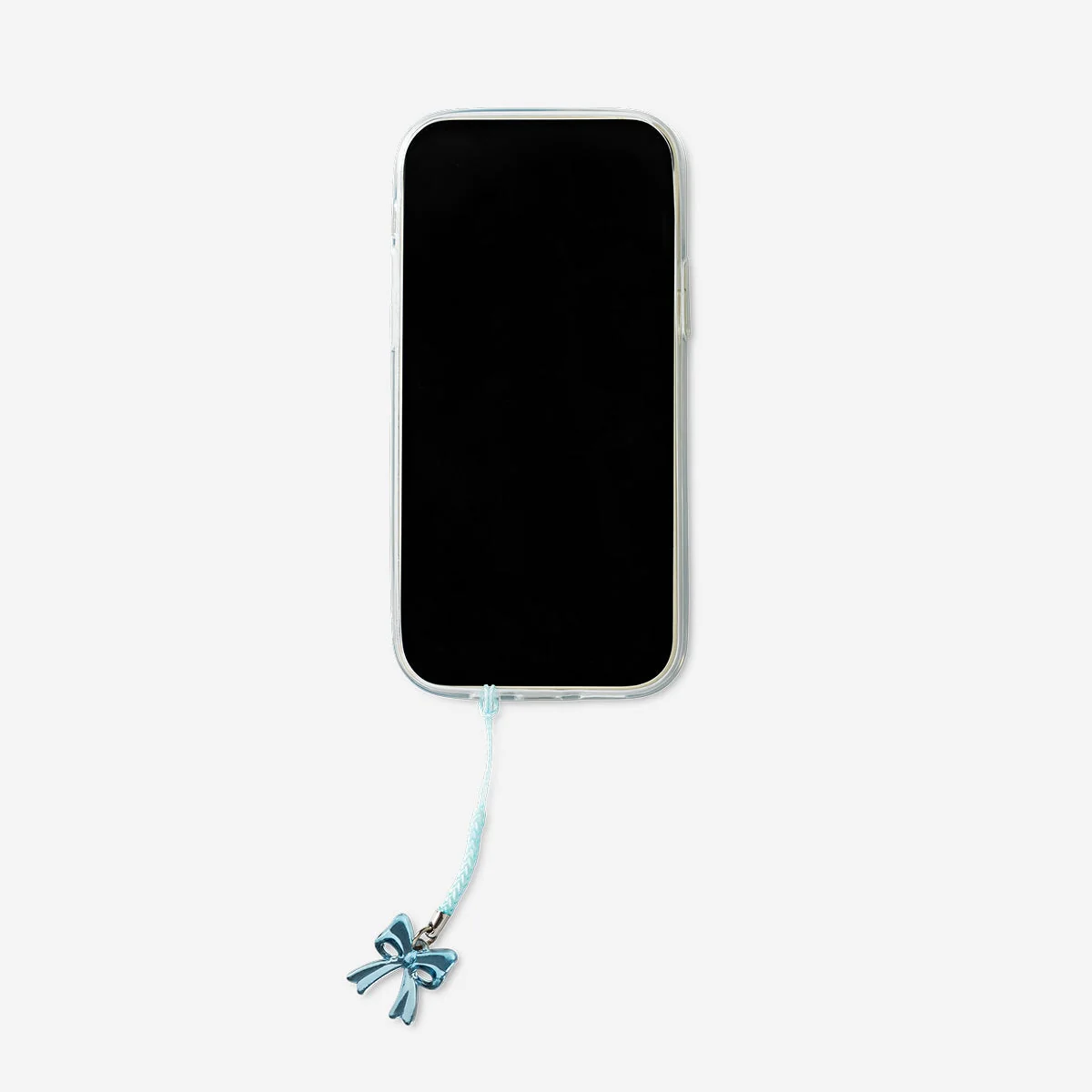 Sløjfeformet telefon-charm