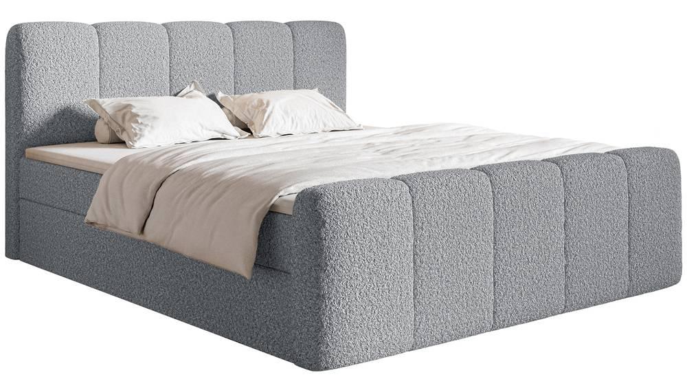NADUVI Collection Boxspring Chloe 180x200 bouclé met opbergruimte