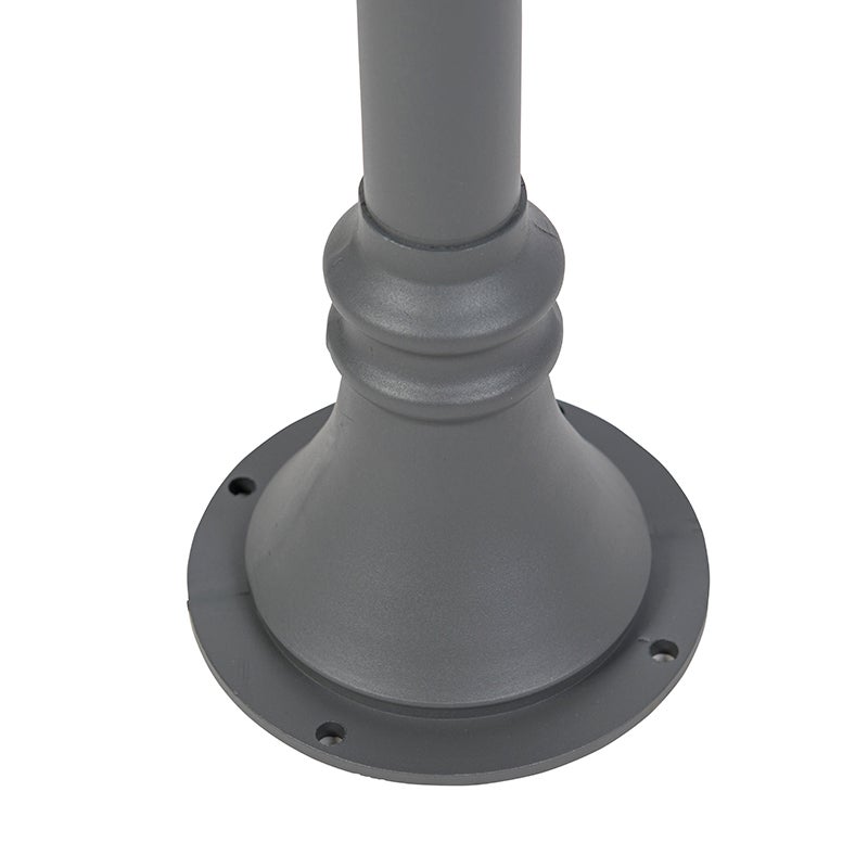 Moderne buitenlantaarn, donkergrijs, 136,5 cm - Platar