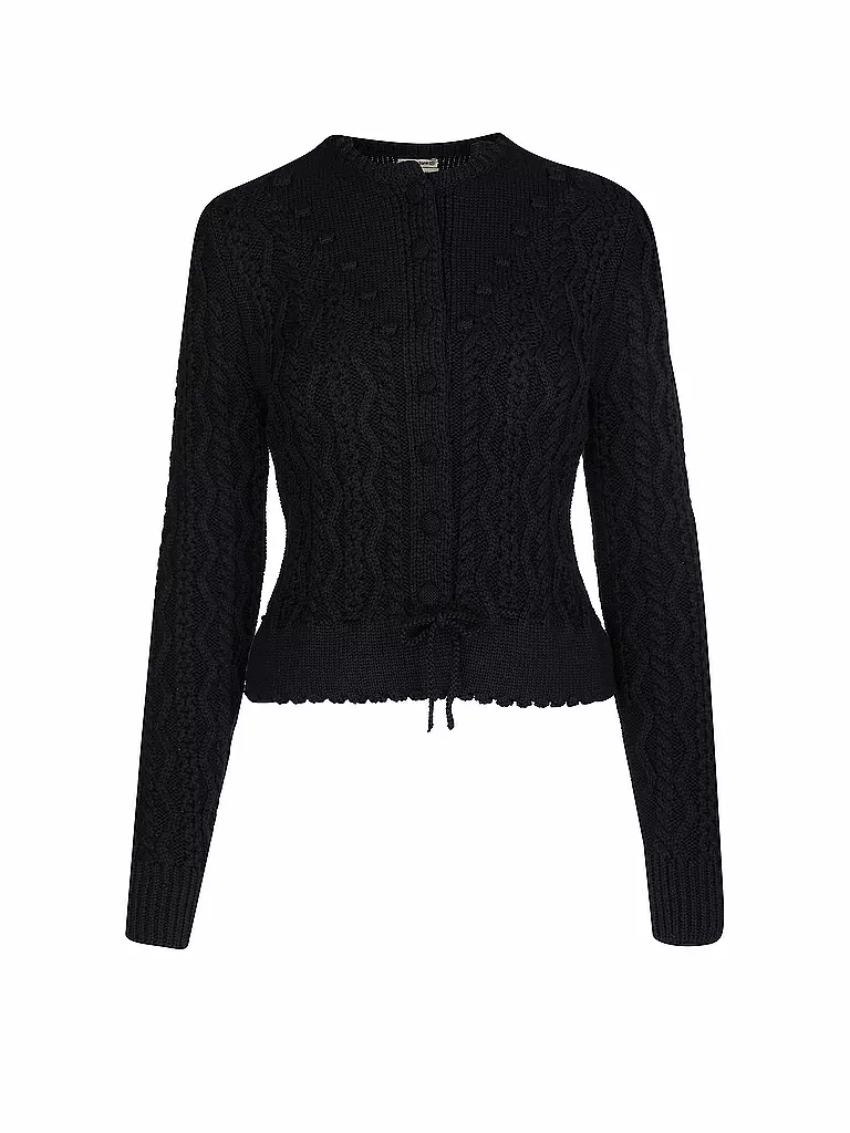 GOTTSEIDANK Trachten Strickjacke LENE dunkelblau