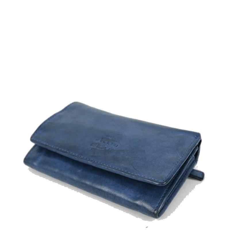Bear Design Portemonnee Flappie Blue