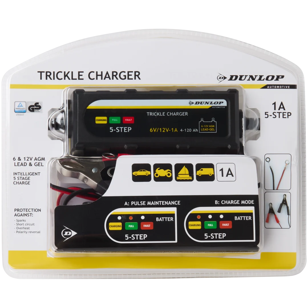 Dunlop acculader 6 volt | 12 volt