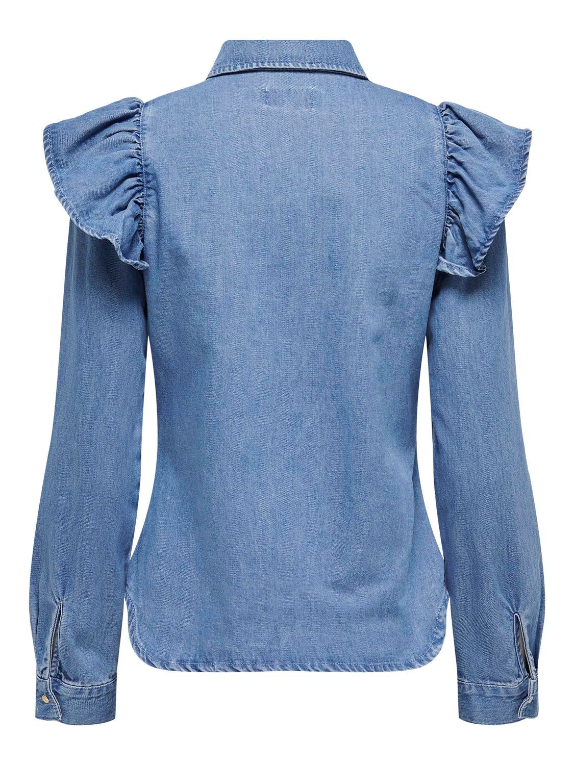 ONLINDIGO Jeanshemd Medium Blue Denim