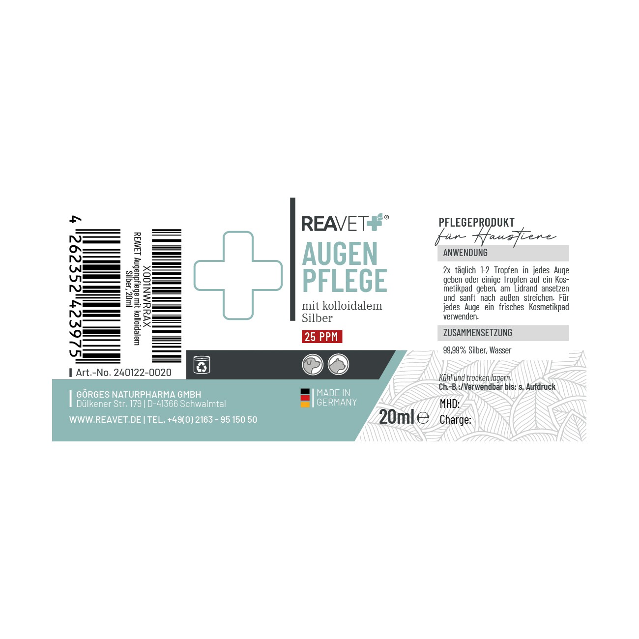 REAVET Augenpflege 20ml