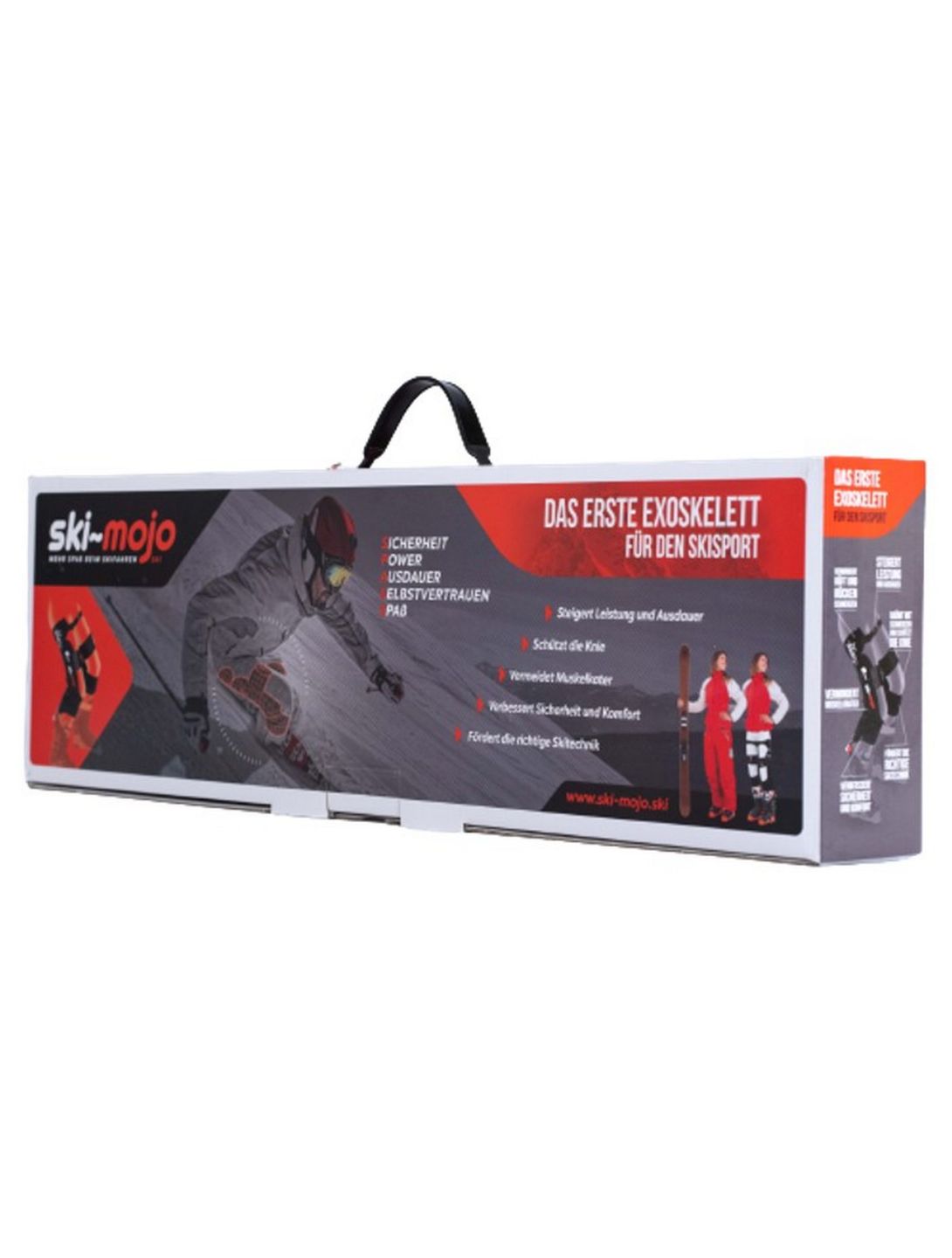 Exoskeleton silver (55-85kg) ski-brace unisex