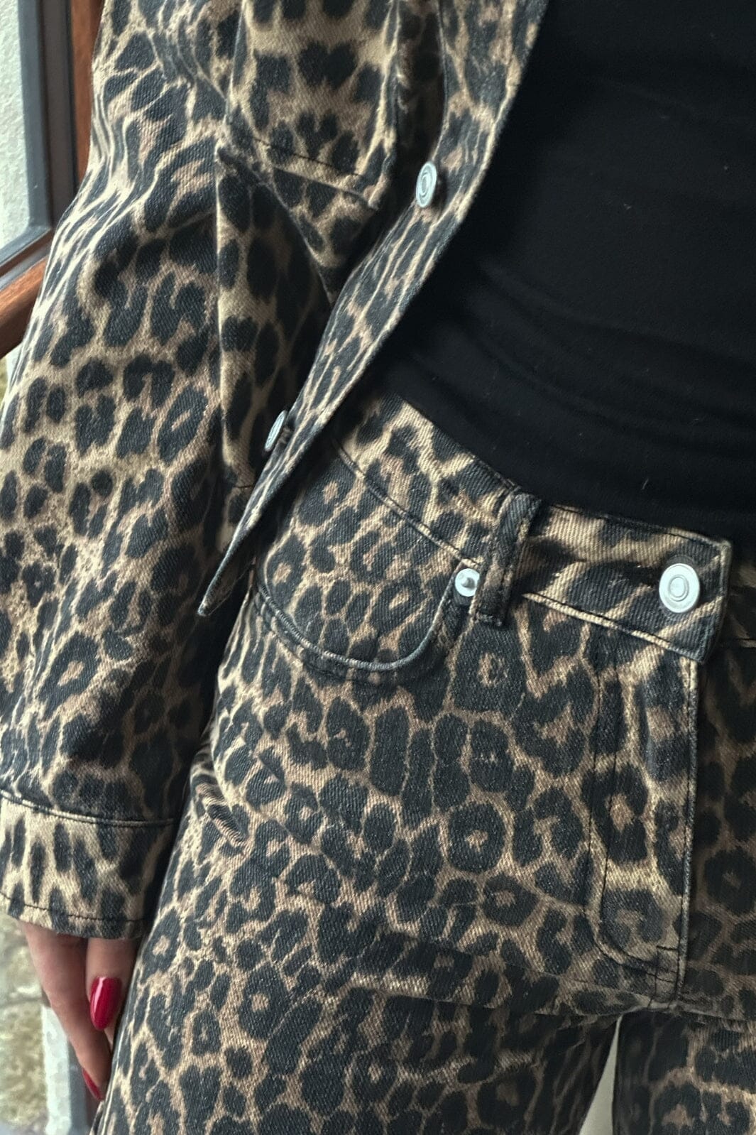 Neo Noir Simona Leopard Pants 400 leopard
