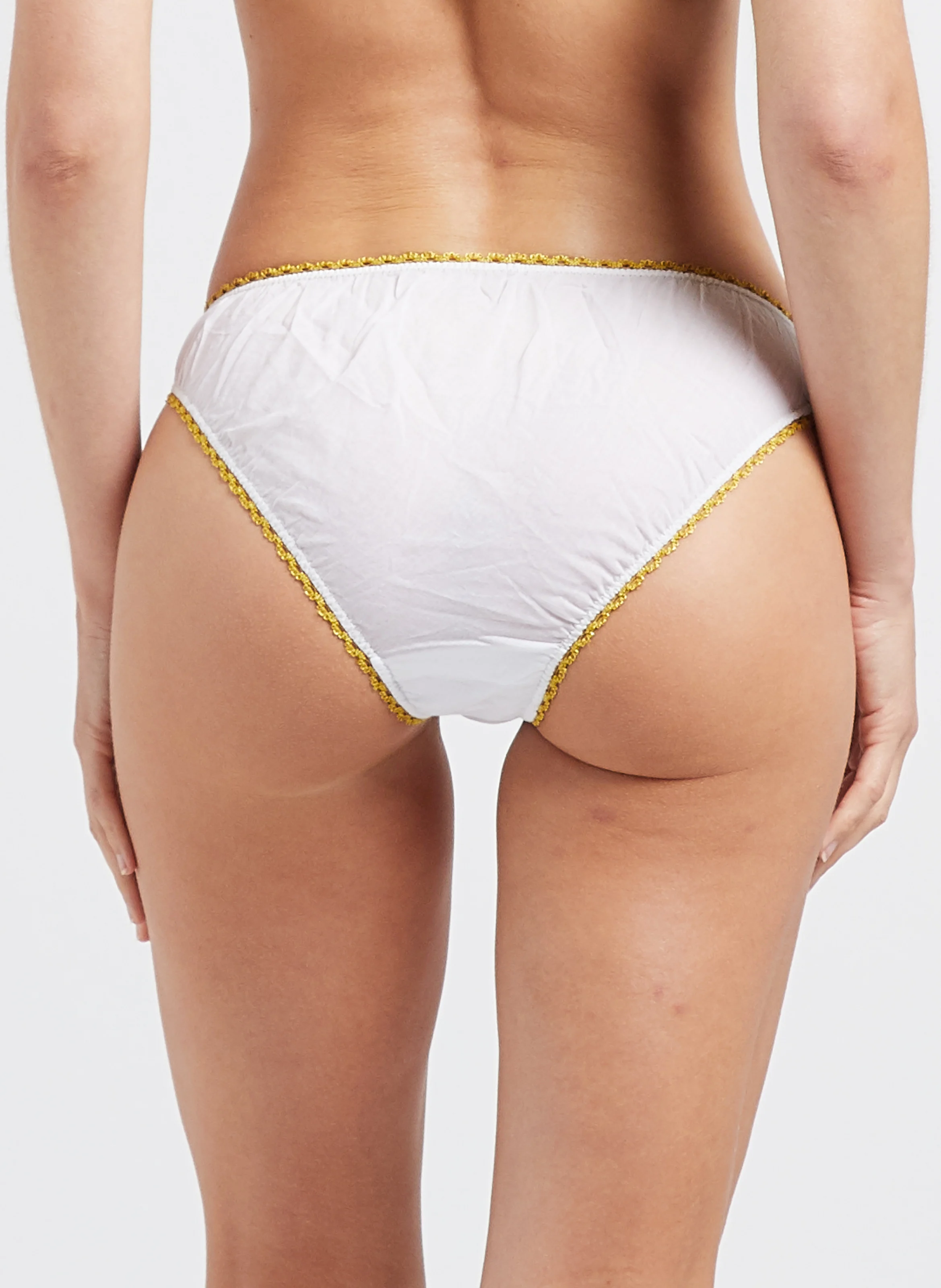 GERMAINE - Culotte en coton biologique | Blanc