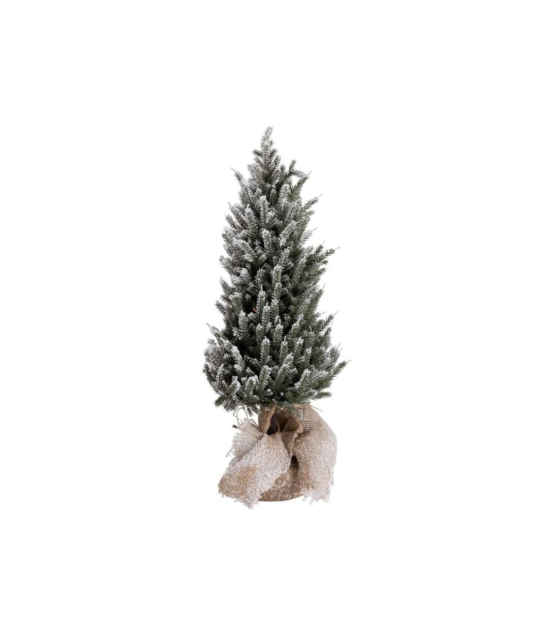 Paris Prix - Sapin De Noël à Led pot Jute 58cm Vert