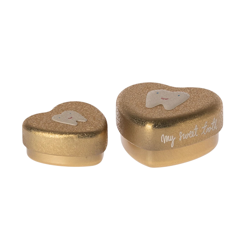 Maileg Zahndose 2-teiliges Set Gold