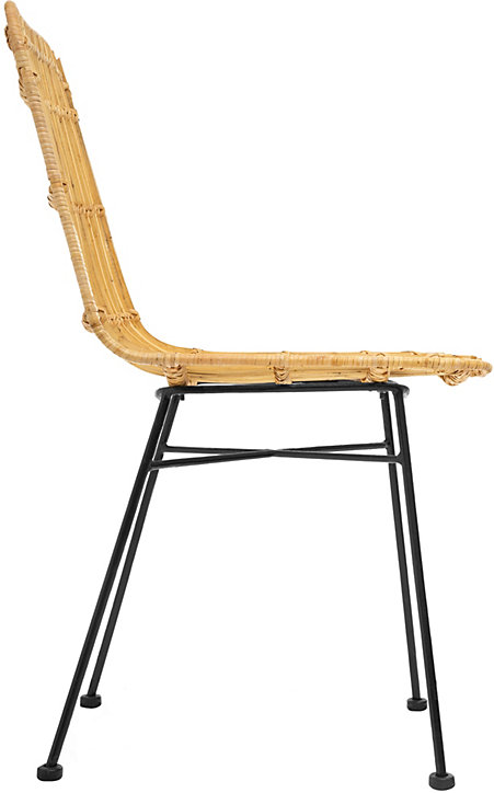 Lot de 4 chaises de table Kubu naturel