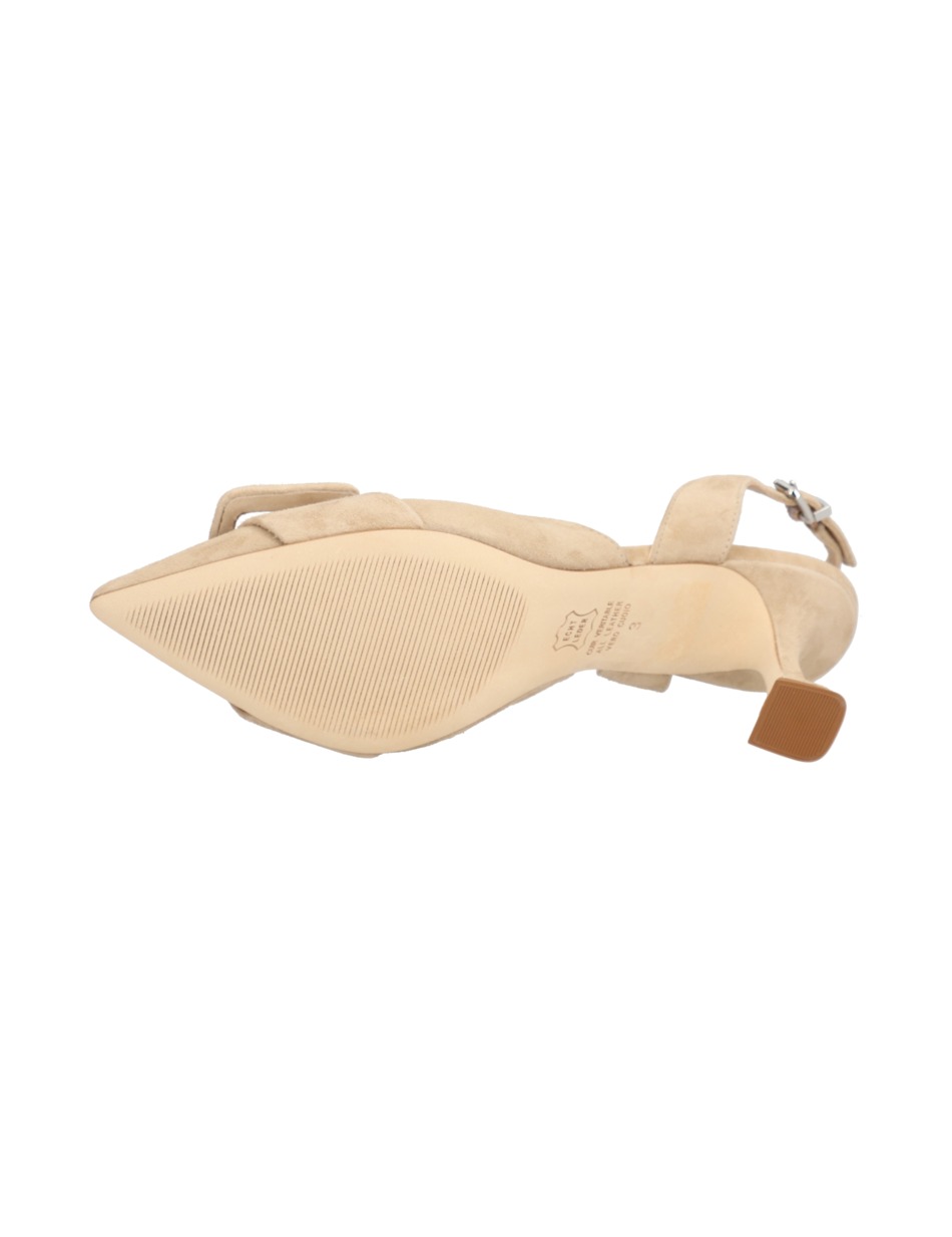 Veloursleder Slingpumps