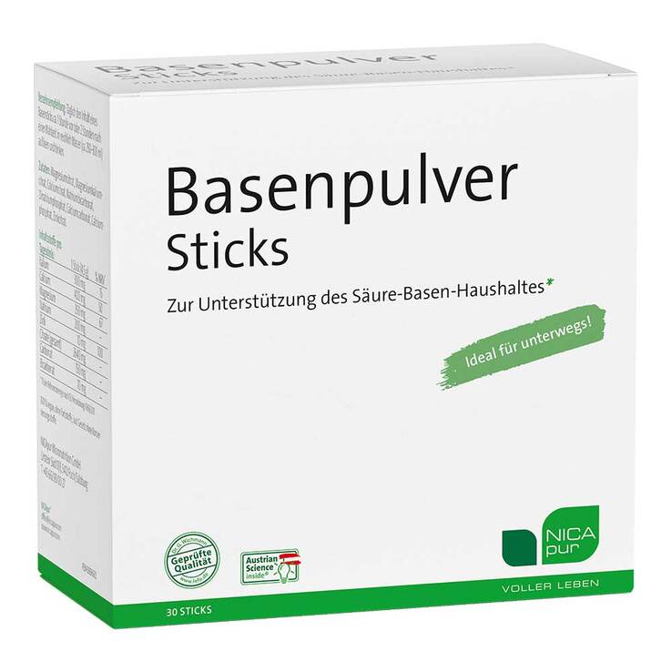 Nicapur Basenpulver Sticks, 30 St