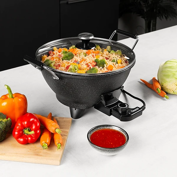 Wok électrique 7 L 1400 W 01.162389.01.001 Princess