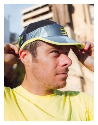Casquette Compressport Pro Racing Cap Noir/Jaune
