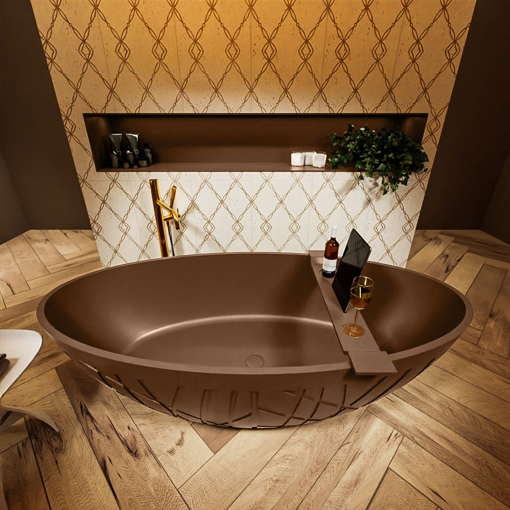 Mondiaz Holm vrijstaand bad 180x85cm kleur rust