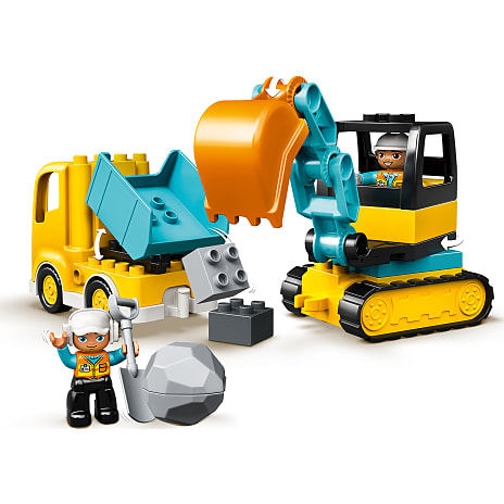 LEGO DUPLO Town Lastbil og gravemaskine på larvefødder 10931