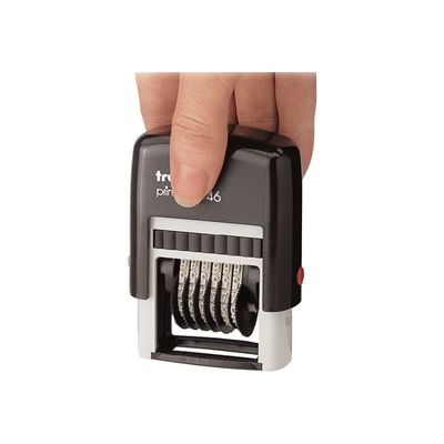 Trodat - Tampon Printy 4846 - numéroteur 6 lignes
