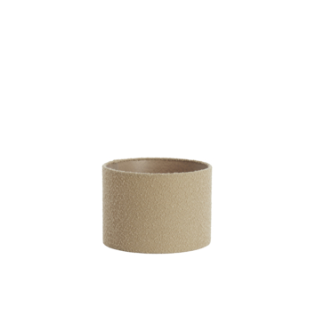 Lampenkap Bouclé beige Ø20 x 15cm