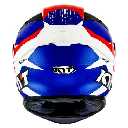Casque KYT TT-COURSE - GEAR - Bleu / Rouge