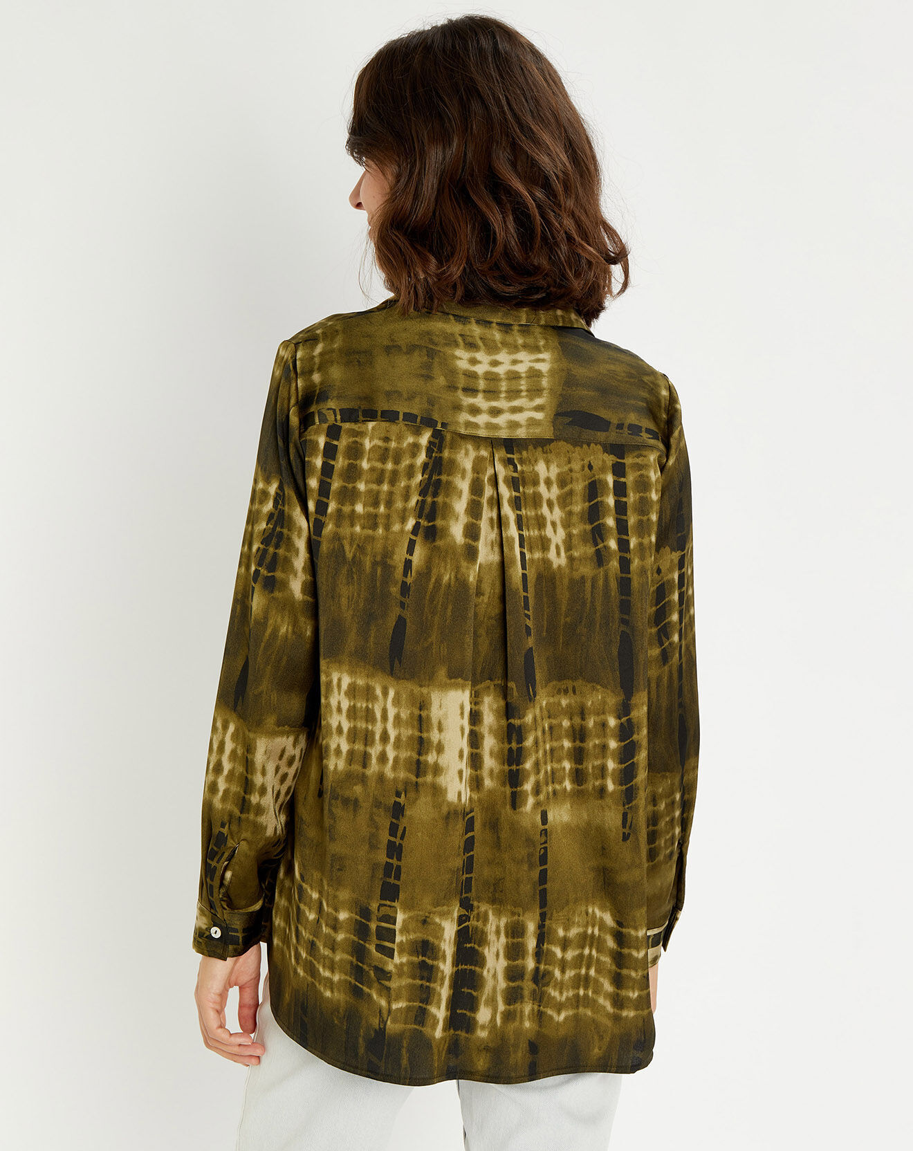 Lauren Vidal Chemise Store army