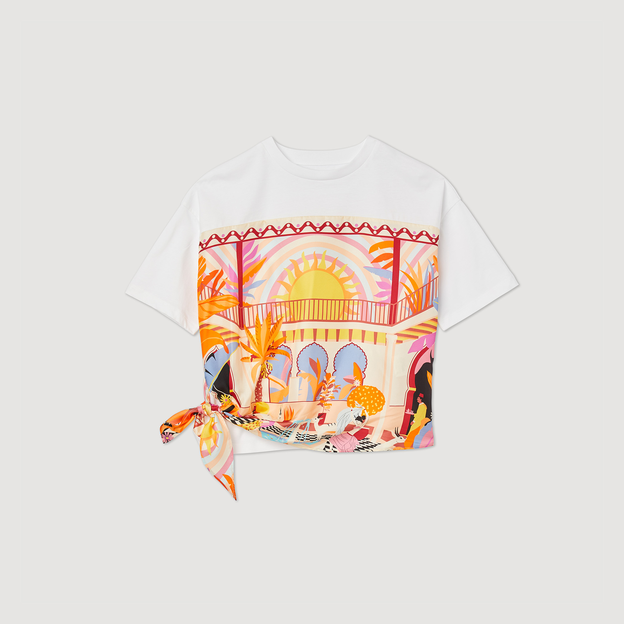 T-shirt foulard