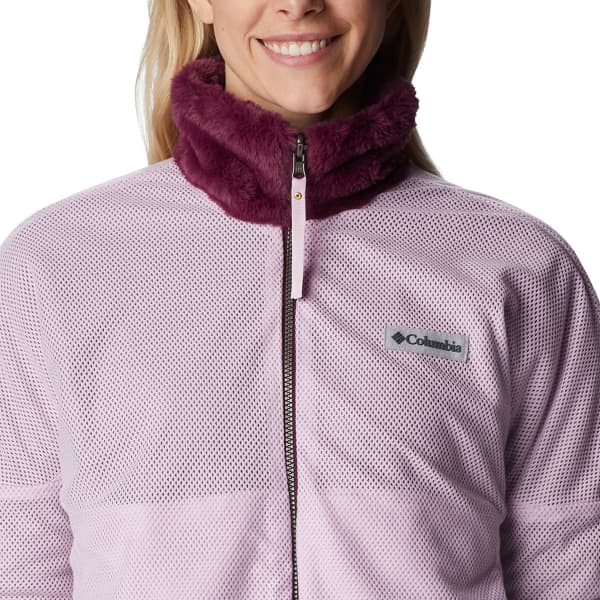 Veste polaire randonnée COLUMBIA BUNDLE UP FULL ZIP FLEECE MARIONBERRY