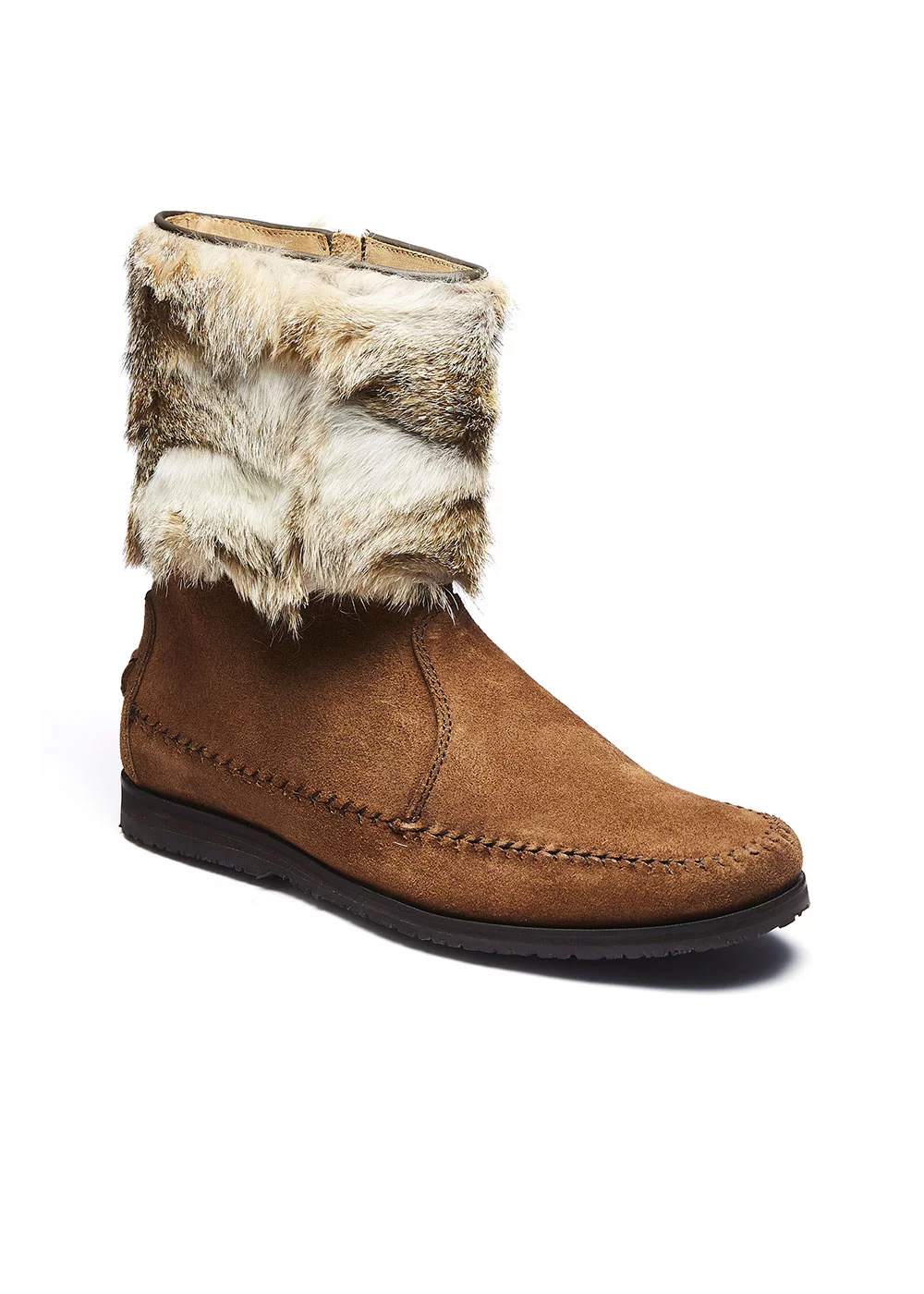 FUR BOOTE VELOURS NOISETTE